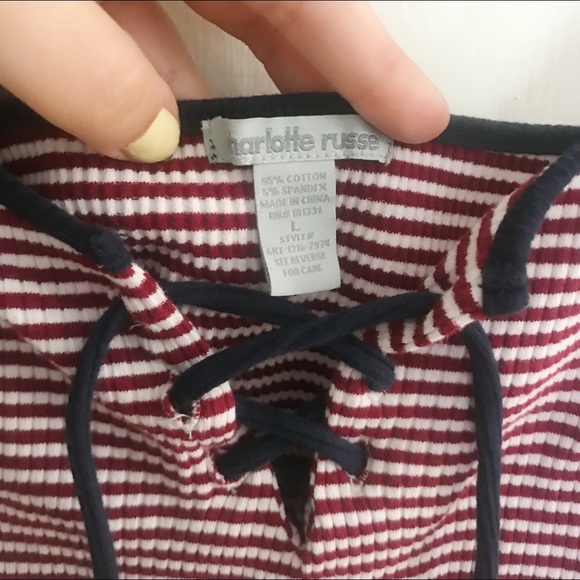 Charlotte Russe Cropped Tank💫 - Picture 2 of 3